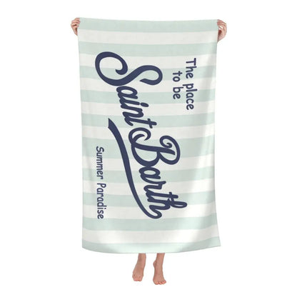 S-Saint B-Barth Beach Towel for Adults – Soft, Absorbent, and Lightweight for Travel