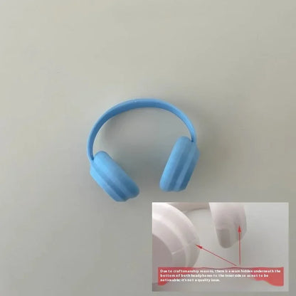 Labubu Headphone Cute Earphone for Labubu I II Mini Plush Doll Headset Decoration Fashion DIY Doll Accessories Gift