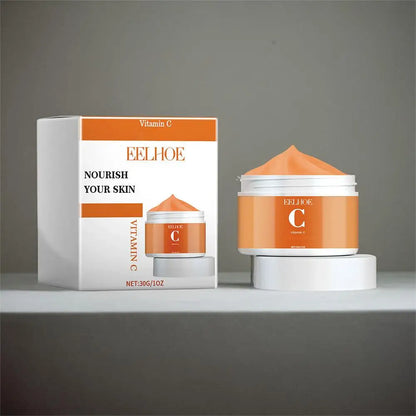 Vitamin C Serum & Vitamin C Cream for Face, Daily Moisturizing Series Hydrate & Plump Skin Care Brightening Serum Even Skin Tone