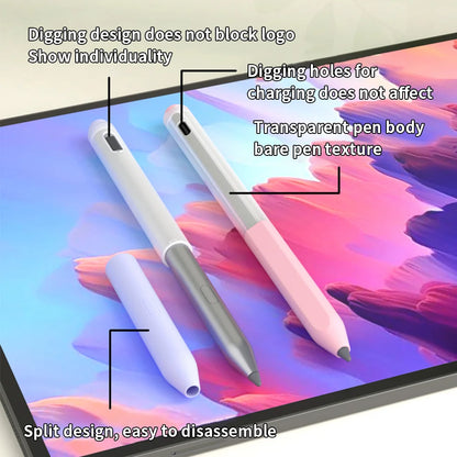 Case for Lenovo 3 Stylus Pen Cases Antislip Silicone Pen Cover for Lenovo 3nd Generation Shockproof Protective Pencil Covers