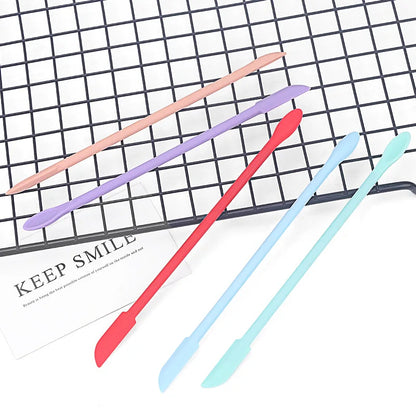 Multipurpose Beauty Spatulas Scraper Silicone Scraper Foundation Stirring Stick Cosmetic Scraper Base Makeup Makeup Tool