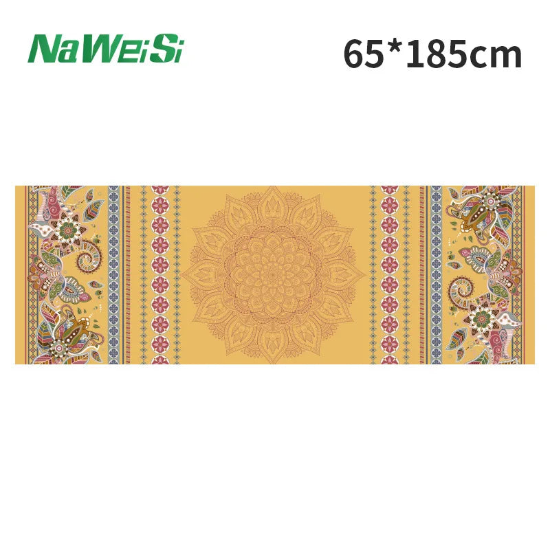 Portable anti-slip Printing Yoga Mat Spread Towels Absorb Sweat Fitness Yoga Towel Yoga Mat Yoga Towel Cooling Towel Ice Towel