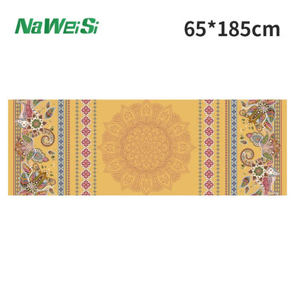 Portable anti-slip Printing Yoga Mat Spread Towels Absorb Sweat Fitness Yoga Towel Yoga Mat Yoga Towel Cooling Towel Ice Towel