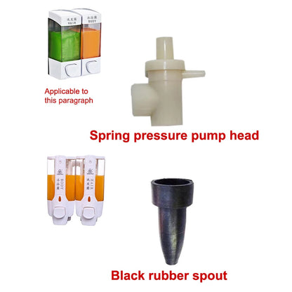 Soap Dispenser Head Convenient Spring Head Hose Liquid Head Soap Dispenser Accessories Rubber Head