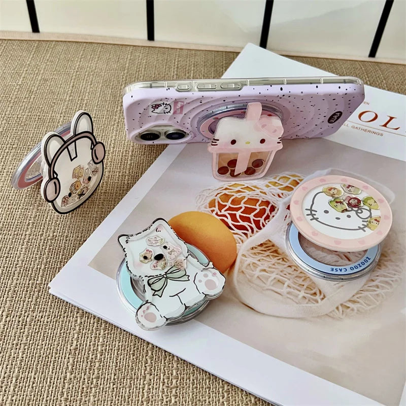 Cute Mobile Phone Holder Magnetic Versatile Mobile Phone Accessories MagSafe Phone Stand