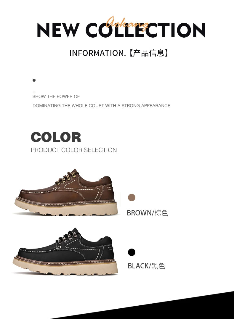 Outdoor Hiking Shoes Men Sneakers Summer Slip on Casual Men Shoes Breathable Suede Leather Shoe Anti-skid Walking Shoes Footwear