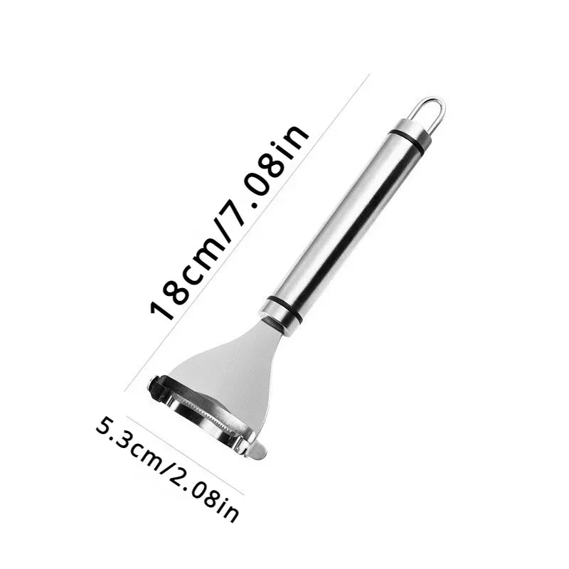 Stainless Steel Corn Planer with Ergonomic Handle – Effortlessly Peel & Separate Corn Husks for Fresh Fruit/Vegetable Prep