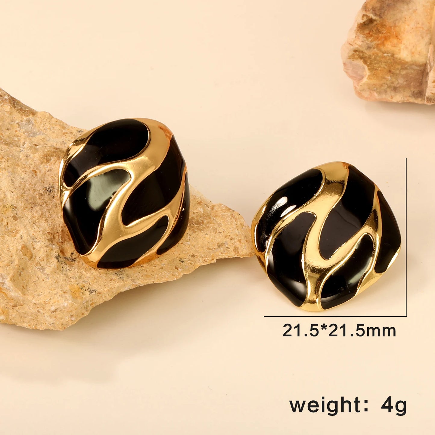 LUXUSTEEL Irregular Vitality Earrings Butterfly Women Stud Earrings Round Stainless Steel Female Ear ring Elegant Jewelry Gift