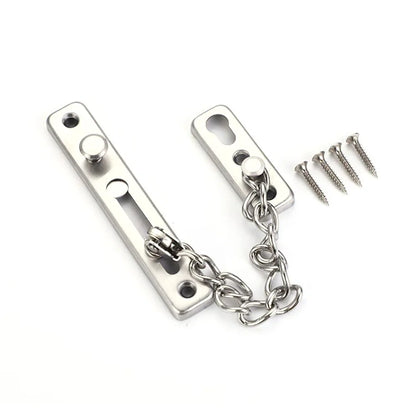 Door Chain with Lock Door Lock Bolt Chain Kids Safety Security Home Latch Buckle Guard Lock Anti-Theft Hotel Hardware Accessorie