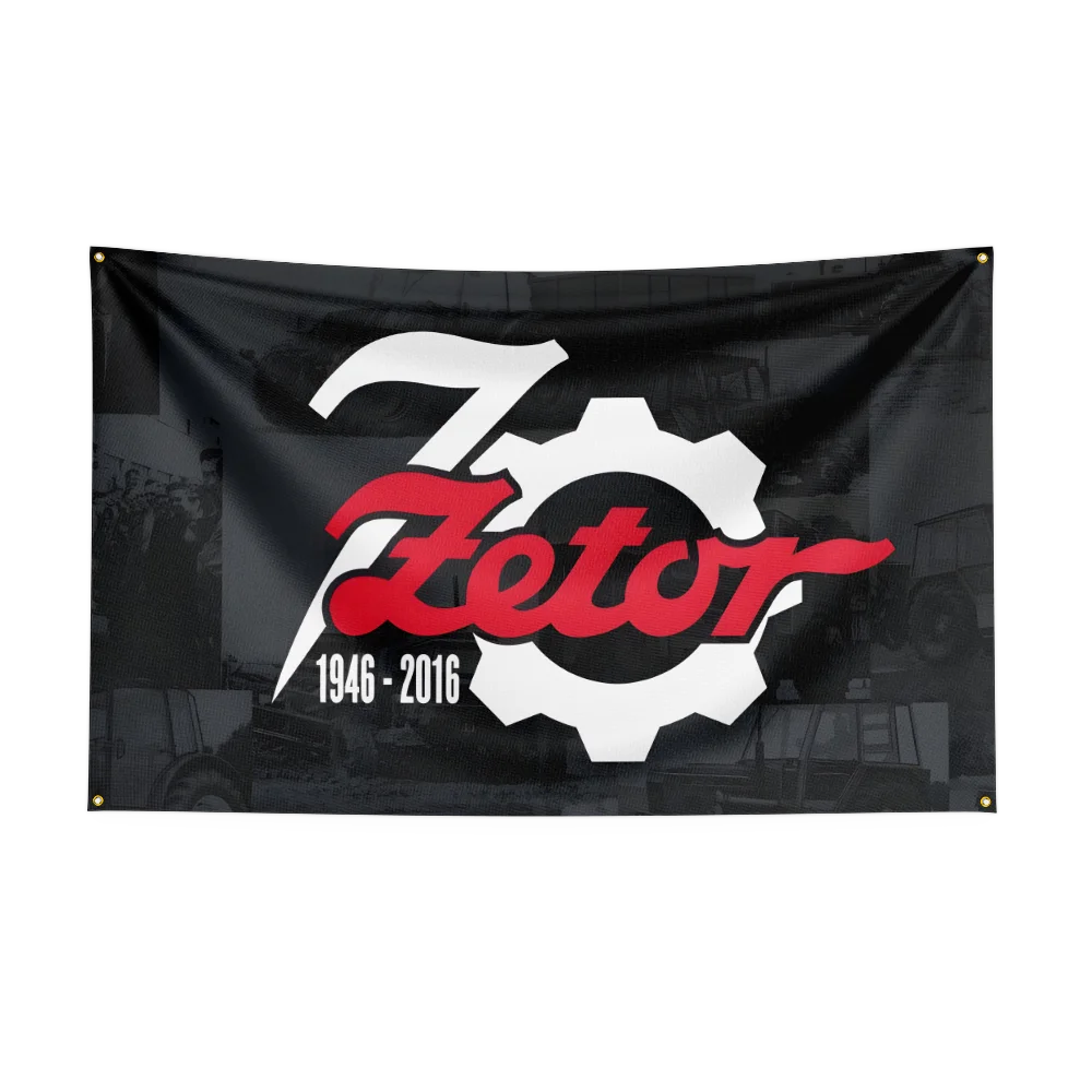 90x150CM TRACTORS-Z-ZETORs a.s. Agriculture Flag Polyester Printed Excavator Banner For Decor
