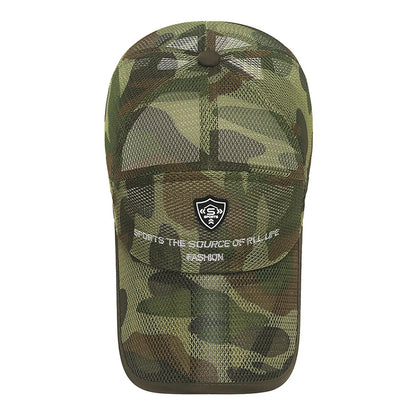 Outdoor Camouflage Mesh Baseball Cap Men Cap Summer Unisex Men And Women Camo Baseball Cap Trucker Hat Casquett
