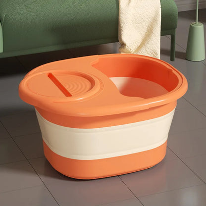 Foldable Home Foot Bath Bucket Massage Foot Wash Leisure Health Bucket Children Foot Bath Basin Portable Foot Soak Foot Tub