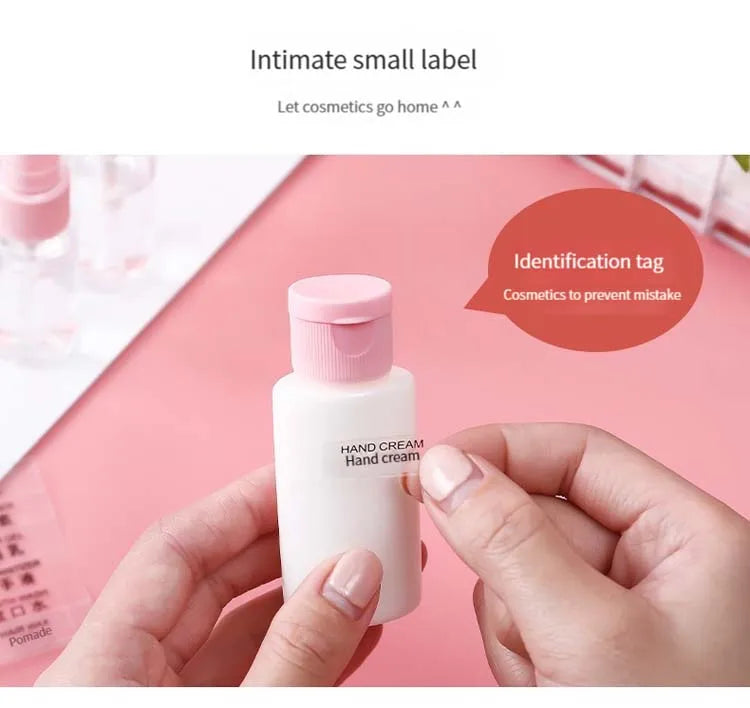 9 PCS Travel Dispensing Bottles Spray Bottles Lotion Bottles Cosmetic Bottles PET Plastic Bottles Seals Portable and Leak-proof