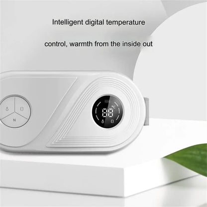 Women's Menstrual Period Hot Compress Warming Belt Vibrating Waist Massager