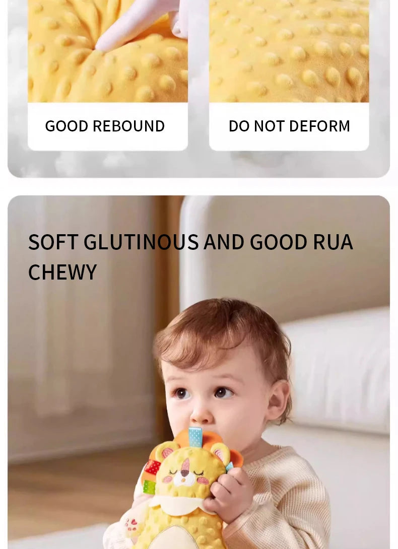 Baby Comforter Blanket Plush Stuffed Animal Security Blanket for Babies Soothe Appease Towel Soft Plush Newborn Sleeping Dolls