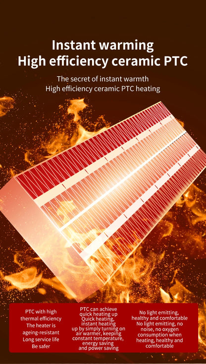 Electric Home Heater 500W/220V PTC Ceramic Electric Heaters for Room Sheet Portable House Heating Foot Hand Warmer