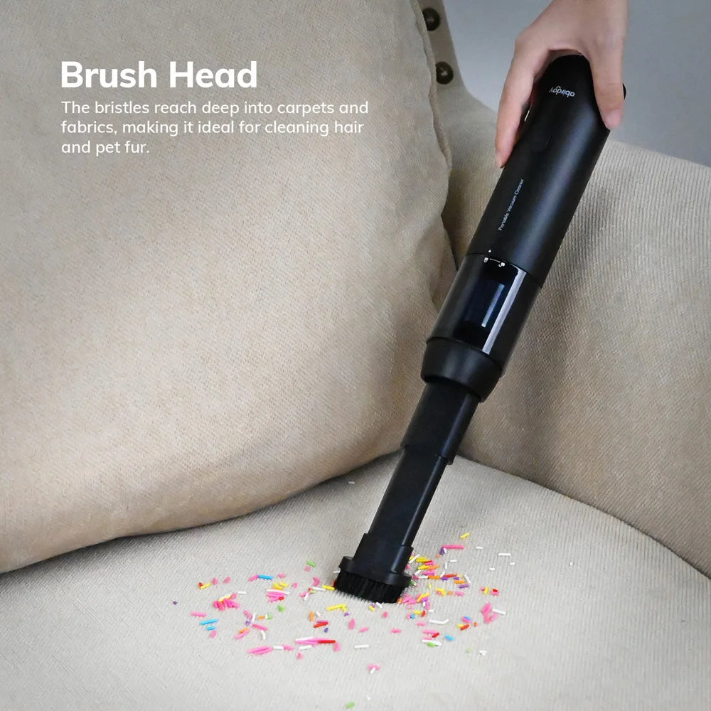 ABIRDAY Cordless Handheld Vacuum Cleaner for Laptop & Car,Portable & Multifunctional,USB Rechargeable,Strong Suction,Brushless