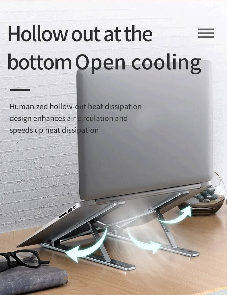 Adjustable Laptop Stand Portable Foldables Laptop Stand Ventilation And Cooling Computer Laptop Stand Tablet  Mobile Phone Stand