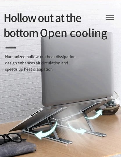 Adjustable Laptop Stand Portable Foldables Laptop Stand Ventilation And Cooling Computer Laptop Stand Tablet  Mobile Phone Stand