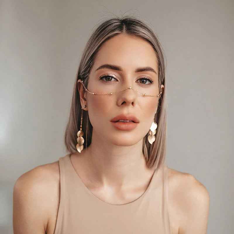 Fashion Sexy Face Chain Punk Fringe Earrings Accessory Adjustable Face Chain Face Fashion Jewelry Accessories