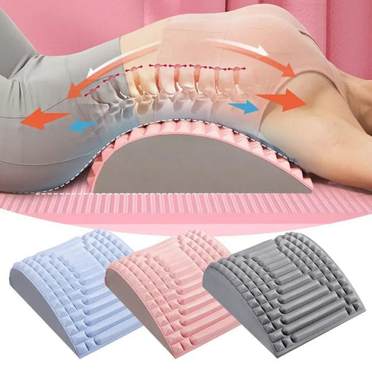 Neck & Back Stretcher Back Neck Cracker for Lower Back Pain Relief Refresh Back Stretcher Waist Relaxation Yoga Stretcher