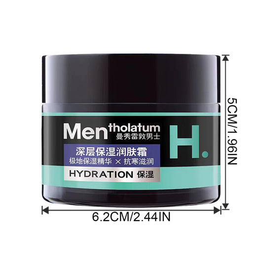 Mentholatum Men's Hydrating Moisturizing Lotion - Intensive Skin Cream for Long-Lasting Hydration