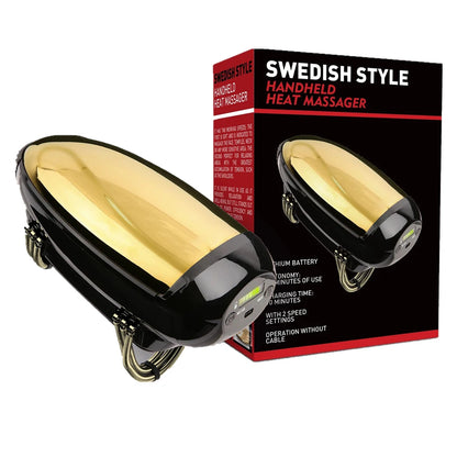 Barber Massager Cordless Handheld Heat Massager USB Charging Vibration Head Massage Professional Men's Barberology Massager