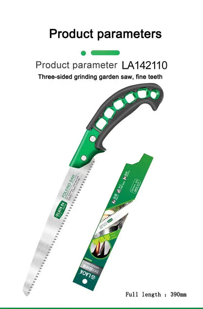 LAOA SK5 Hand Saw Household Woodworking Saw Small handheld Manual Saw 11 Fine Tooth Saw