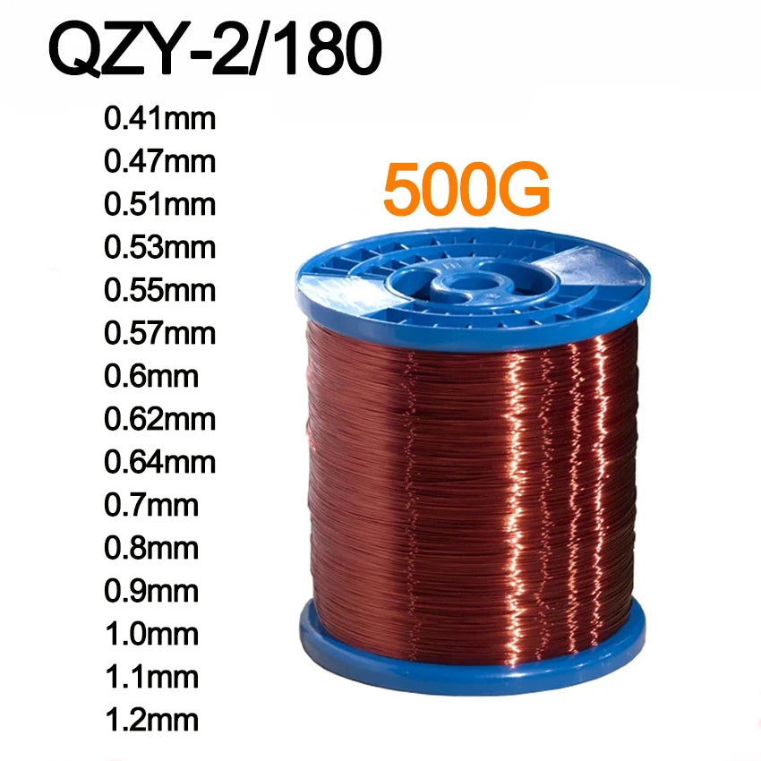 copper lacquer wire 0.47mm -1.2mm Cable Copper Wire Magnet Wire Enameled Copper Winding Wire Coil  high-temperature Copper Wire
