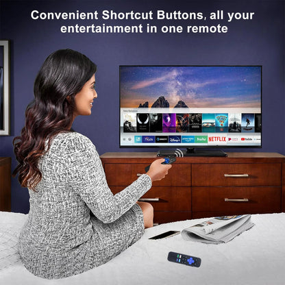 New Replacement Remote Control Fit for All Roku TV, Compatible for TCL Roku/Hisense Roku/Onn Roku/Aparatos/Insignia Roku/HITACHI