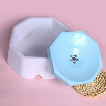 Anti-splash Water Bowl Dogs Drinker Slow Drinking Bowl Non-Wetting Mouth Anti-Overflow Water Feeding Dog Waterer Pet Accessories