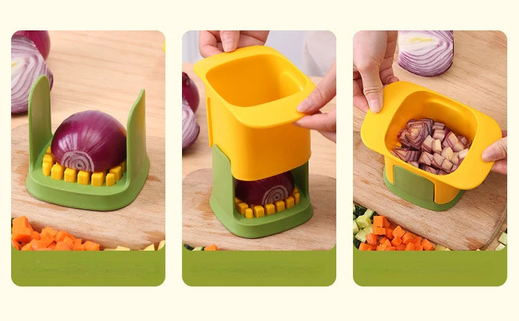 Multifunctional Vegetable Chopper Onion Dicing Artifact Kitchen Gadget Cucumber Potato Slicer French Fries Slicer Kitchen Tools