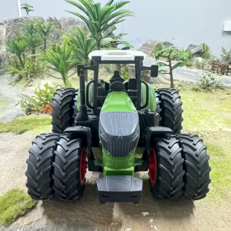 16.5" Big Tractor Toy,Farm Toy,Farm Animals Set,Include Truck Toy and Traile,Fence,Farmer,Animals,Tool,Farm Set for Gift