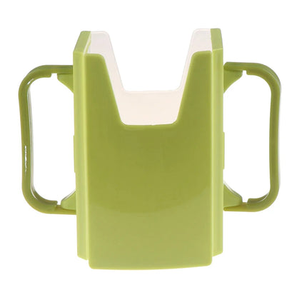 Infant Anti-Spill Cup Holder Bottle Cup Milk Holder Adjustable Safety Plastic Baby Toddler Juice Box Drinking