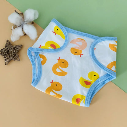 Kids Nappies Reusable Diaper Cover Adjustable Children Nappy Changing Baby Cloth Diaper 0-2Y