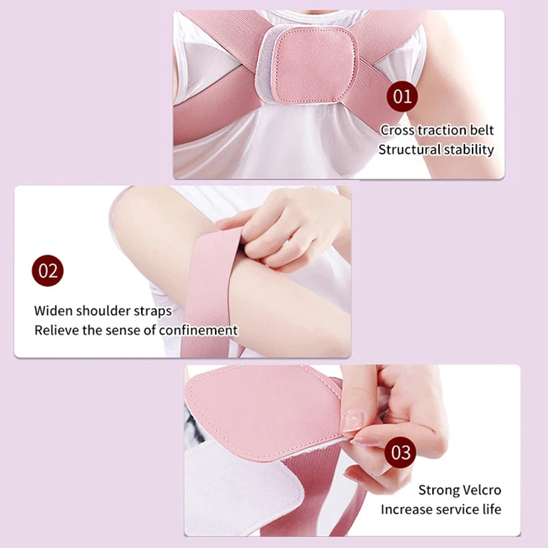 Adjustable Posture Corrector Back Support Shoulder Girdle Straighten Correction Spine Corrector Health Posture Sural