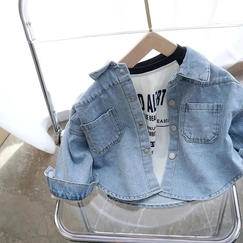 Spring Children's shirts 100% Cotton Casual  Blouse Summer Striped Shirt Korean Baby Long Sleeve Tops Boys Shirts Girls Blouses