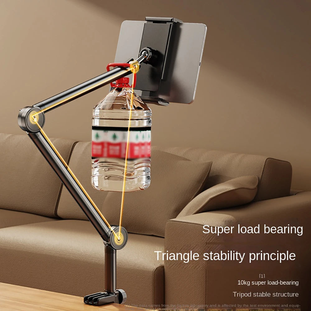 Tablet Holder for Bed Desk IPad Stand with Flexible Metal Arm Rods Tablet Stand For 4-13 inch Android Tablet Xiaomi Poco Bracket
