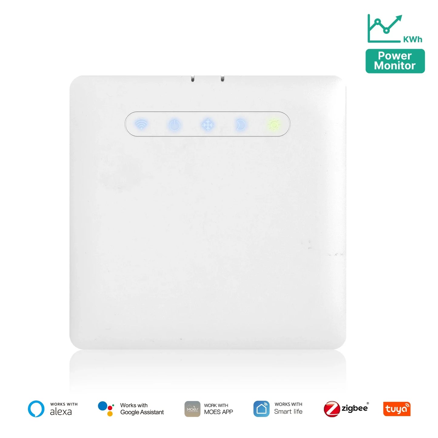 ZigBee Smart Thermostat For Pilot Wire Heating Radiator Support Ecowatt Electricity Monitoring App Remote Control Workwith Alexa