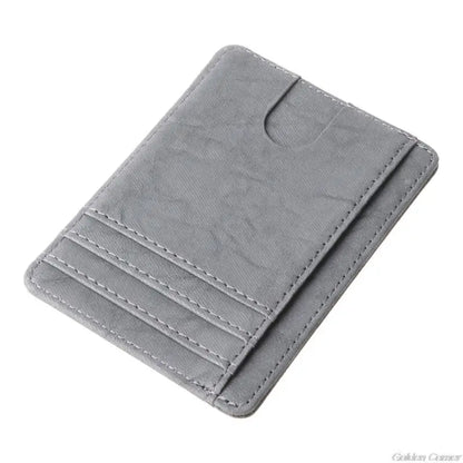 RFID Blocking Leather Wallet Credit Holder Purse Money Case for Men Women My28 21 Dropshipping