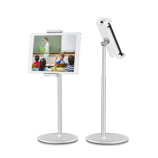 Sturdy Tablet Stand with Adjustable Viewing Angles - Ideal for Bedside, Desktop, and Kitchen Use