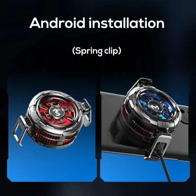 MEMO CX08, 2 in 1 Thermoelectric Phone Cooler and Wireless Charger, Semiconductor-Based, for iPhone & Android Phones