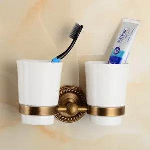 . Solid Brass Bathroom Accessories Set,Robe hook,Paper Holder,Towel Bar,Soap Basket,Bathroom Fitting Sets