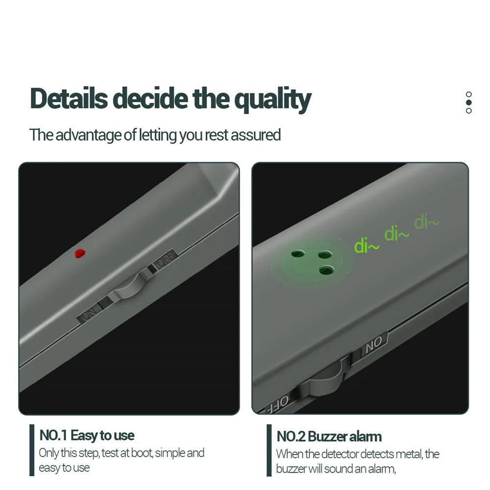 Metal Detector DM3004A Waterproof Handheld Alarm High Sensitivity Metal Scanner Security Checker Pinpointer Metal Detect Tool
