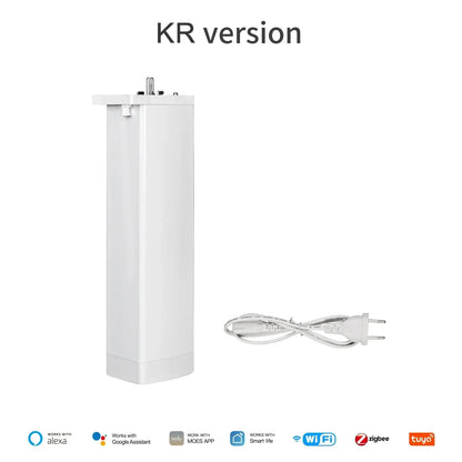 Smart Curtain Motor Electric WiFi and Zigbee Curtain Opener Remote Control For Curtain Track  Compatible with Alexa