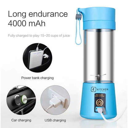 Portable Fruit Juice Blenders Summer Personal Electric Home Mini Bottle