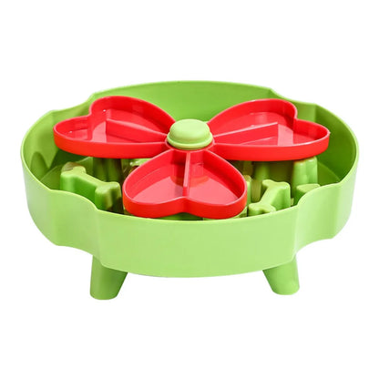 Funny Anti Choking Dog Slow Food Bowl Rotating Interactive Pet Feeding Toy Durable Anti Slip Puppy Training Toy Gift