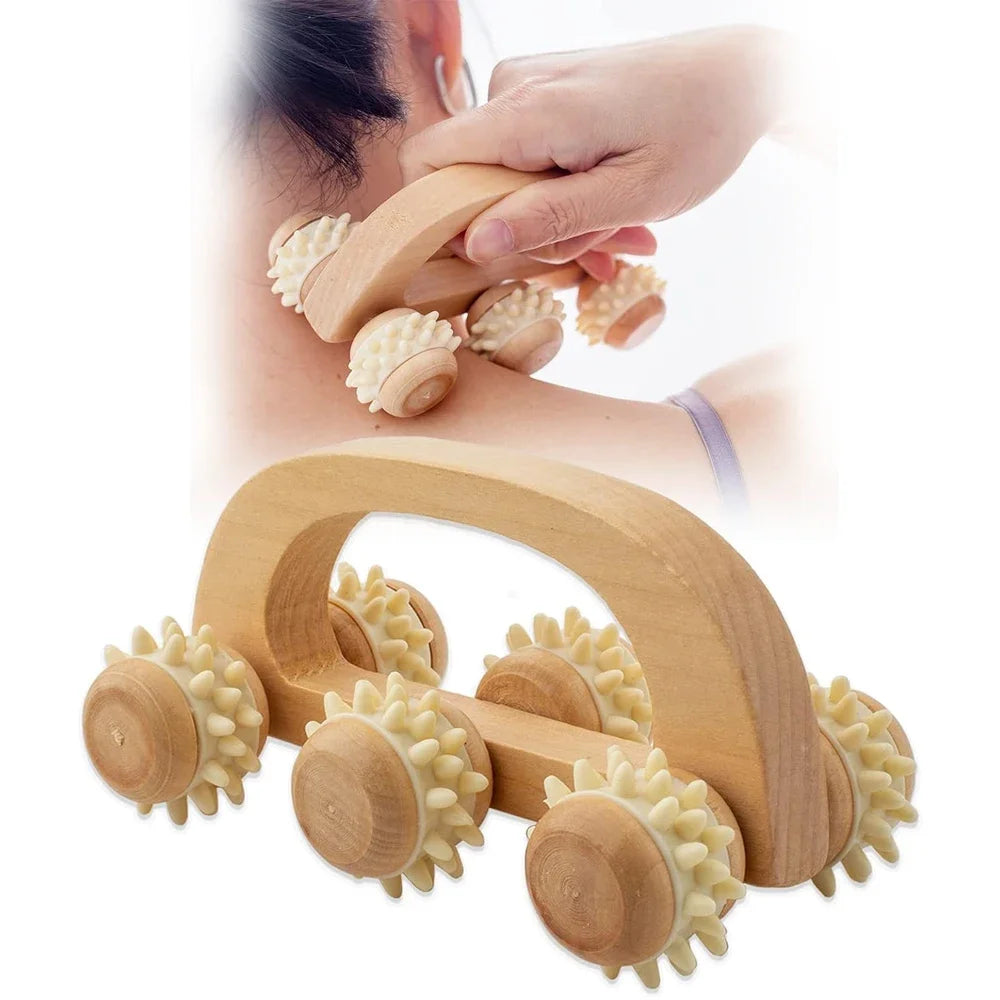 Back Massager Rollers, Multi-Functional Back Roller, Neck Massager, Eases Muscle Tension and Supports Skin Health, Muscle Roller