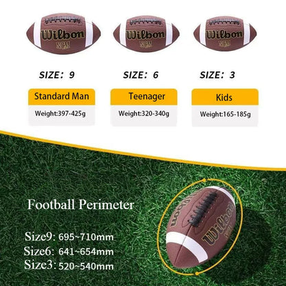American Football Soccer Rugby Association Football Footy Ball Size 3 6 9 Sports Football Adult Kid Group Training Game Supplies