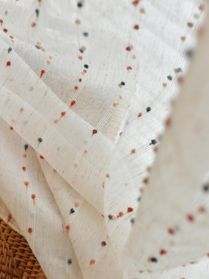 Rainbow little dessert hemp girl room curtain window curtain advanced sense curtain gauze curtain dust-proof polyester curtain